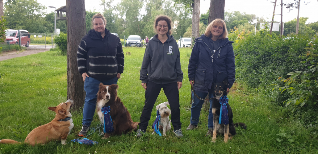 von links: Melanie, Luisa und Kirsten